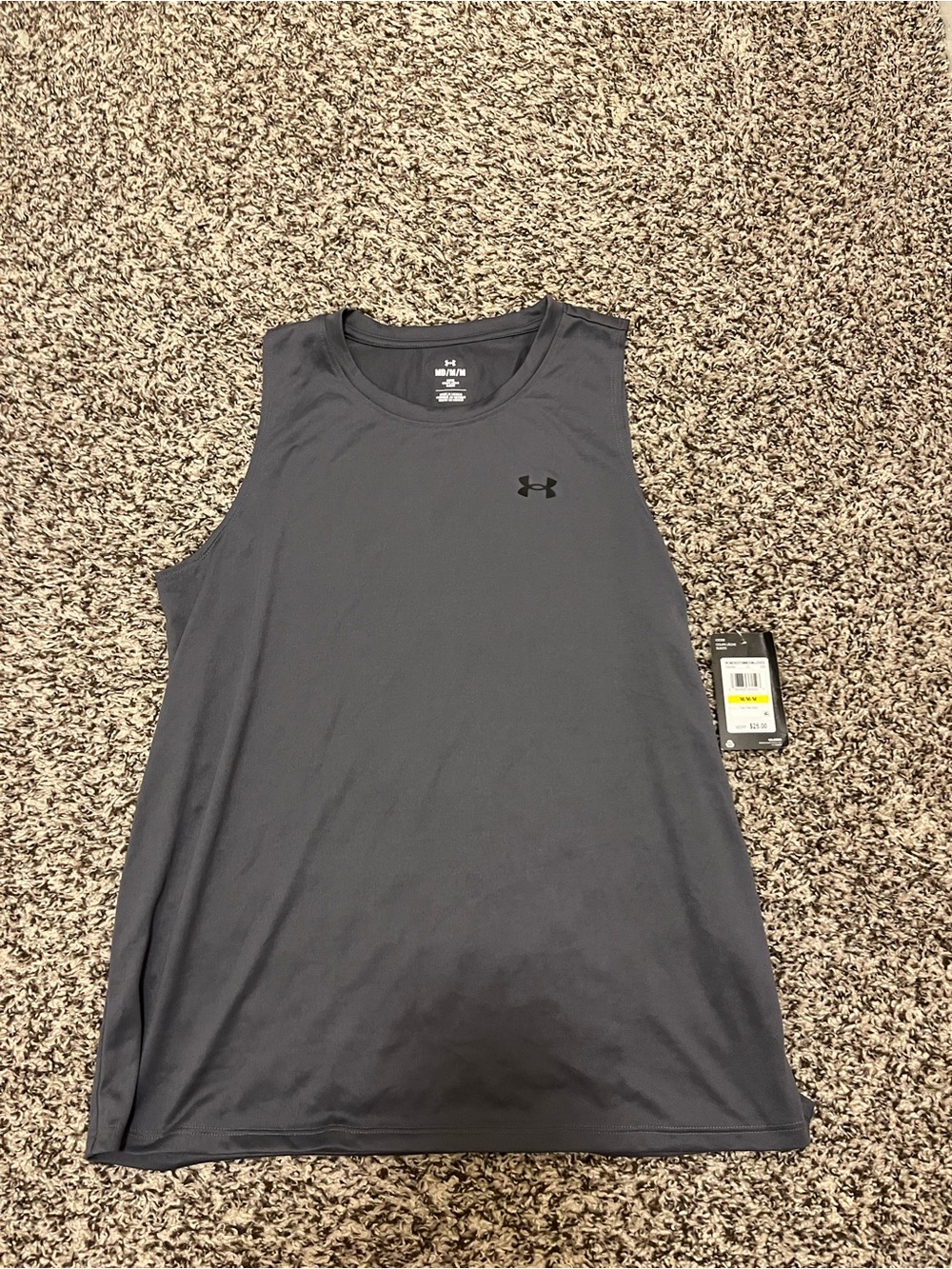 NWT Under Armour Women’s Charcoal Gray Performance Sleeveless Tank